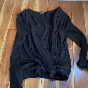 Black cross over top